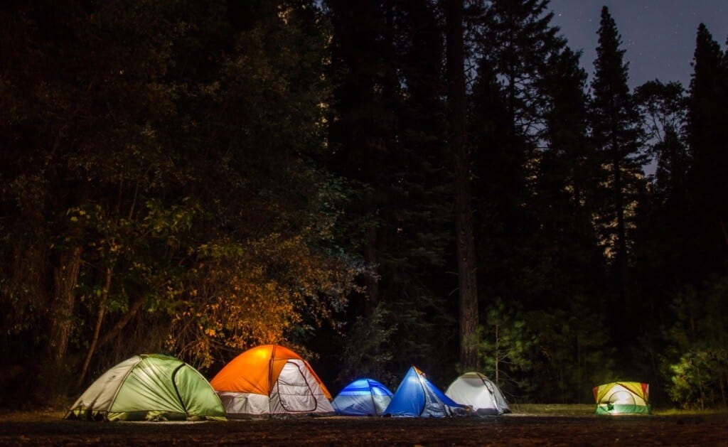 Here's a bachelor party to remember: go camping!