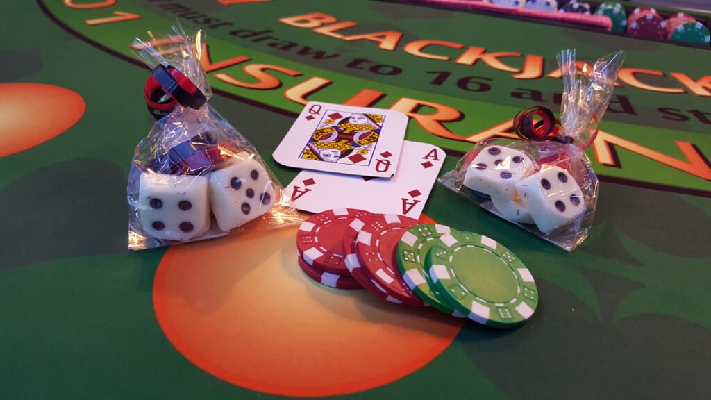 Casino nights blackjack with Aces Wild
